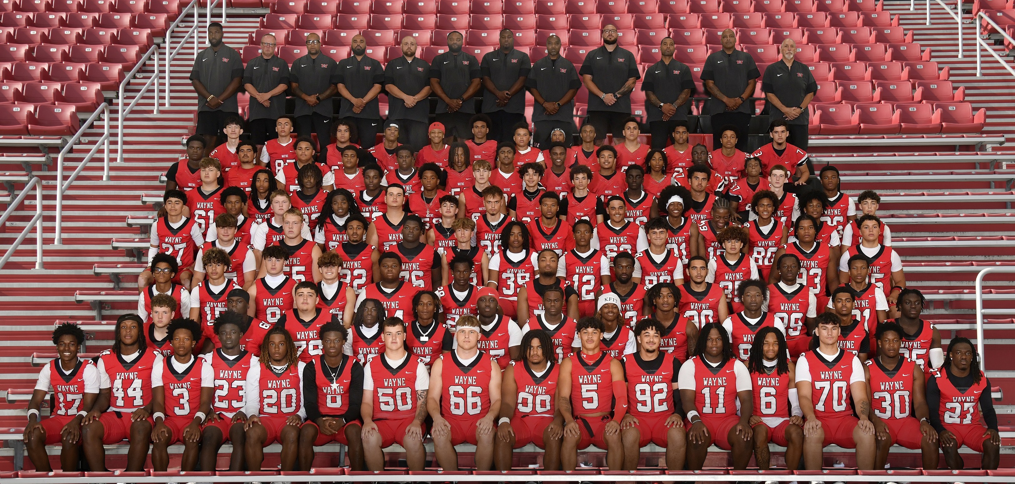 2026 Wayne Warriors Football Team Picture